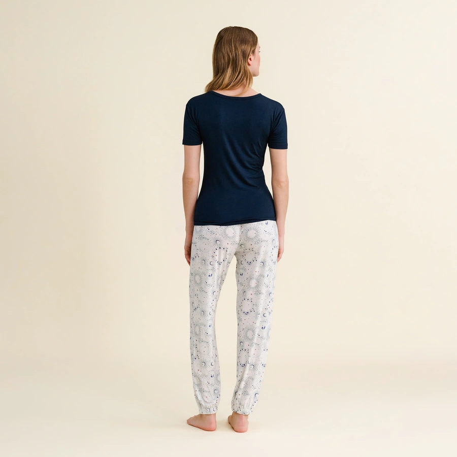 Bahira, Bleu foncé, large