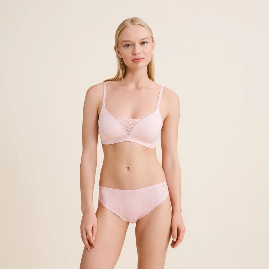 Eila, Rose avec motifs, large