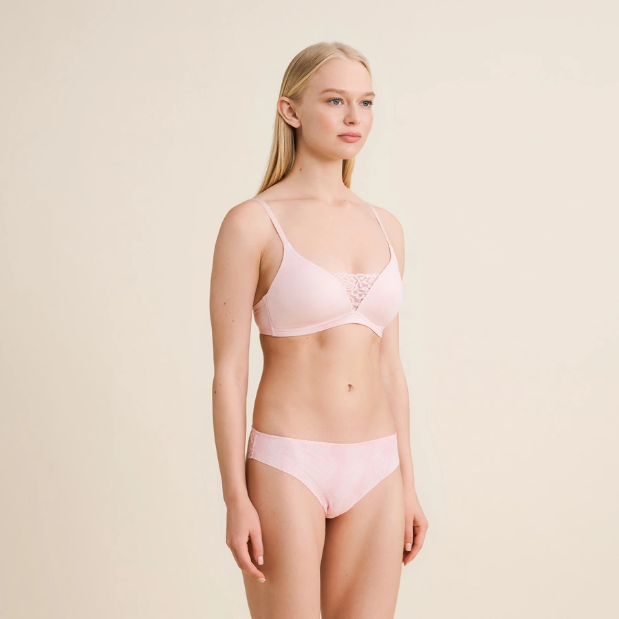 Eila, Rose avec motifs, large
