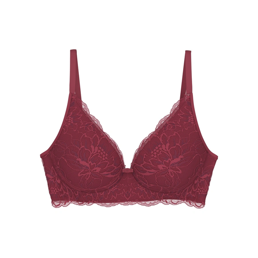 Amourette Charm, Rouge avec motifs, large