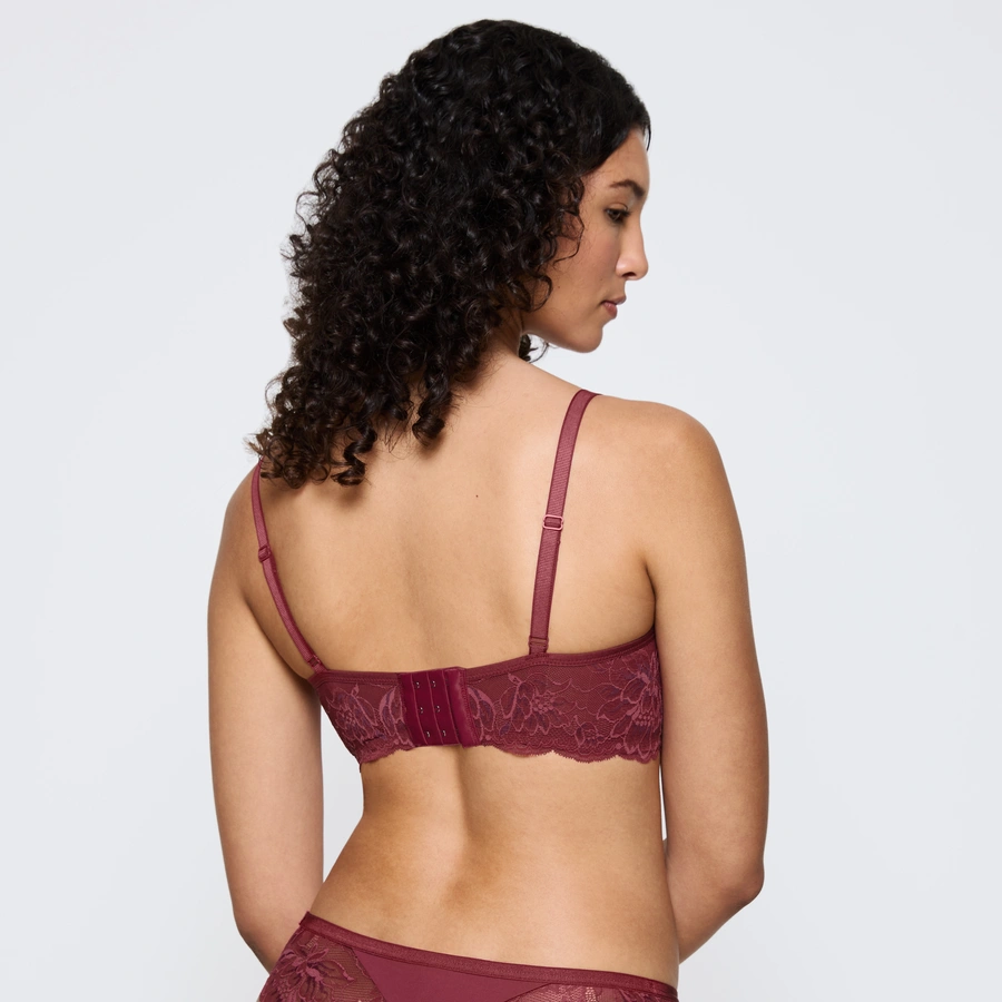 Amourette Charm, Rouge avec motifs, large