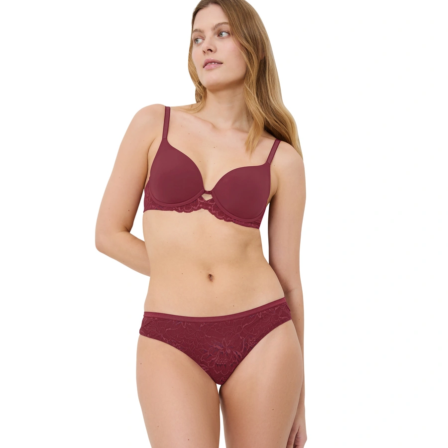 Amourette Charm, Rouge avec motifs, large