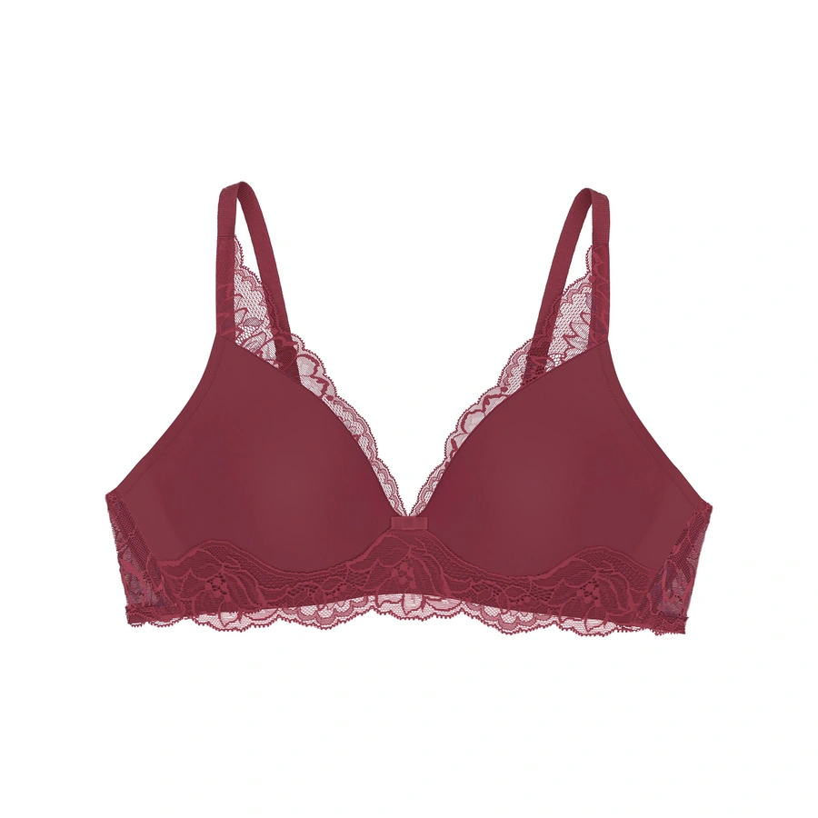 Amourette Charm, Rouge avec motifs, large