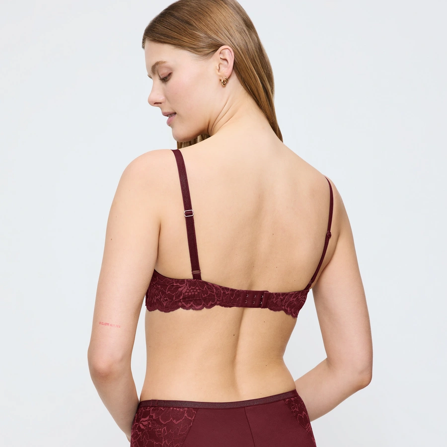 Amourette Charm, Rouge avec motifs, large