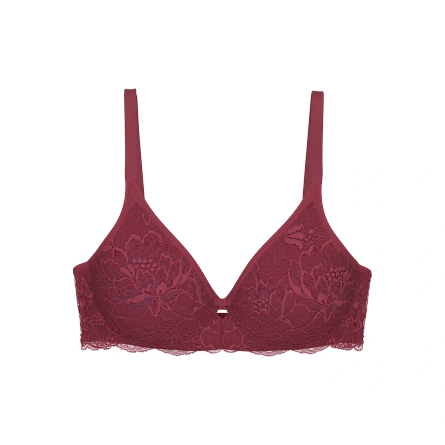 Amourette Charm, Rouge avec motifs, large