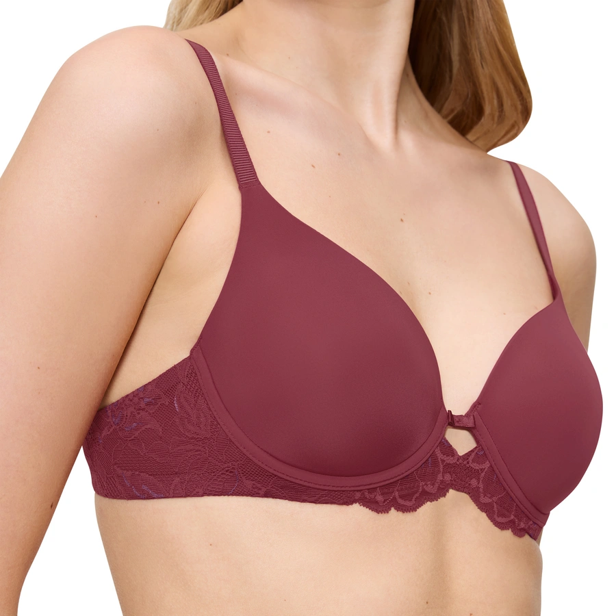 Amourette Charm, Rouge avec motifs, large