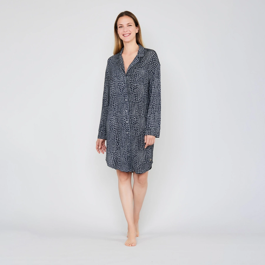 Luxe, Noir avec motif, large