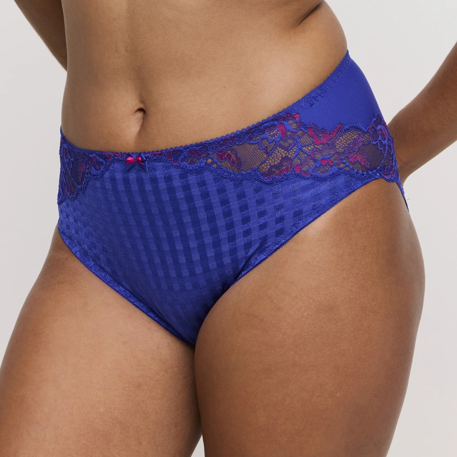 Madison, Bleu avec motifs, large