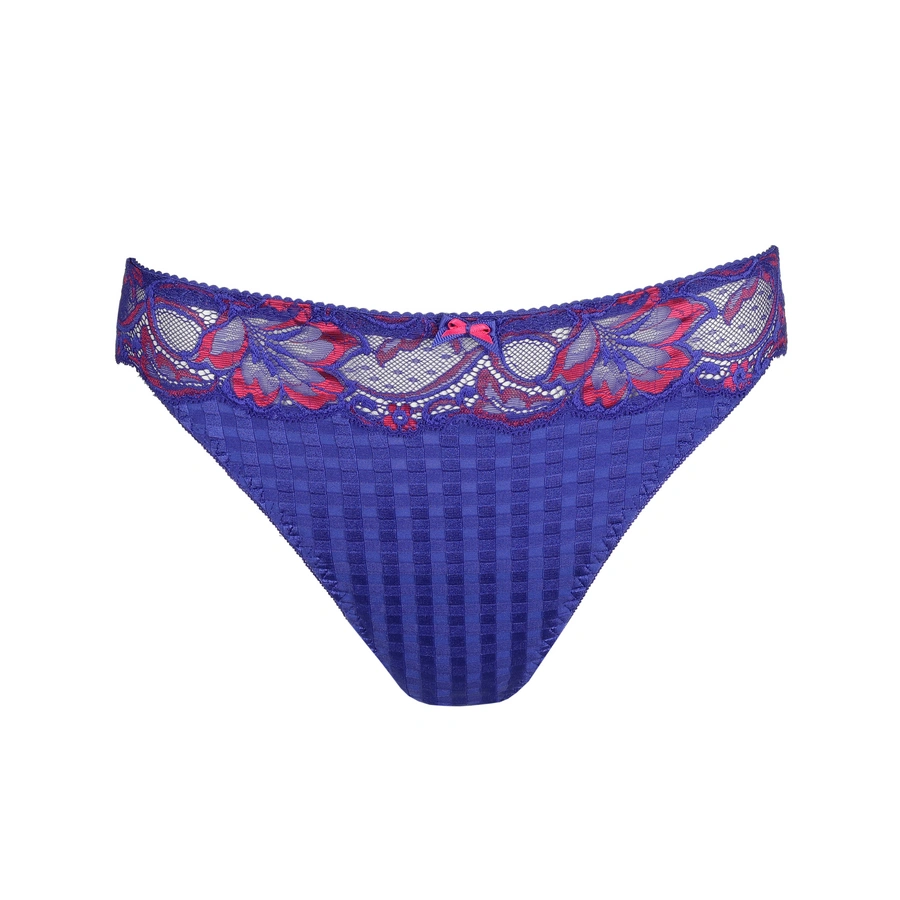 Madison, Bleu avec motifs, large
