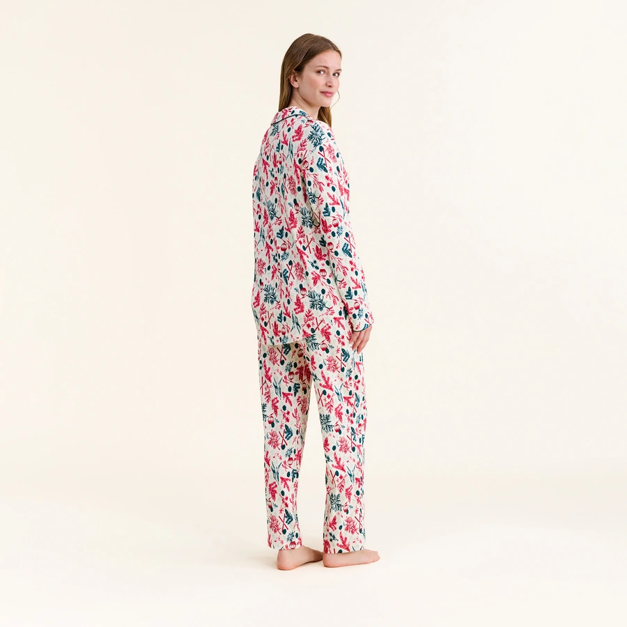 Beeja, Snow white/undyed AOP, large