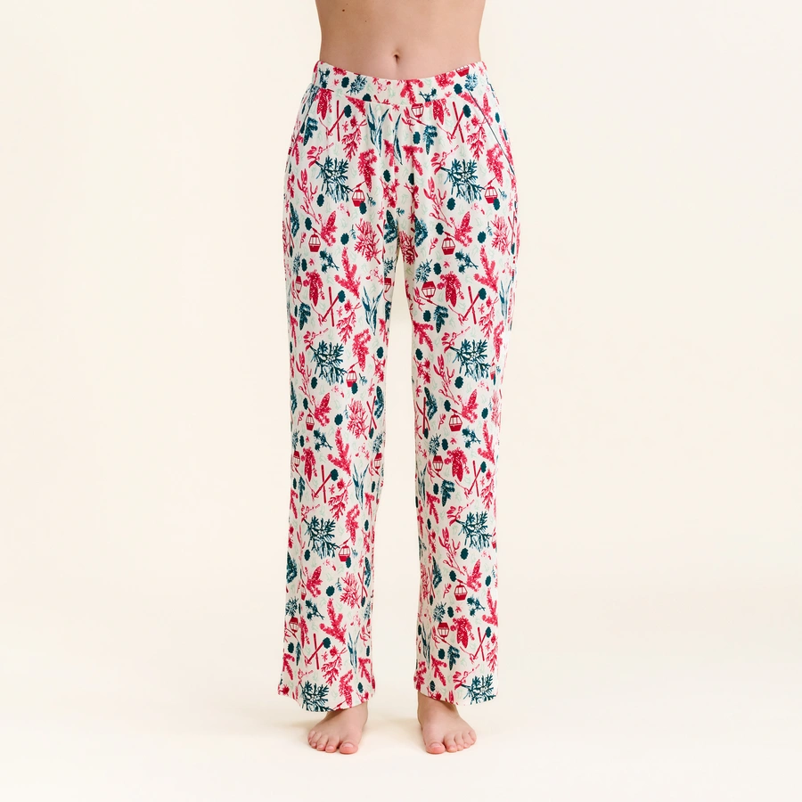 Beeja, Snow white/undyed AOP, large