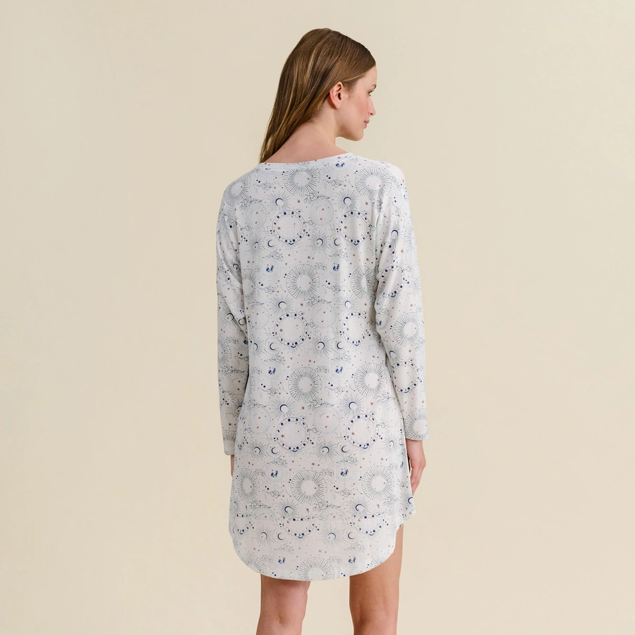 Bahira, Snow white/undyed AOP, large