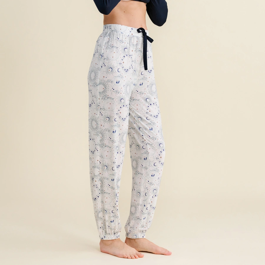 Bahira, Snow white/undyed AOP, large