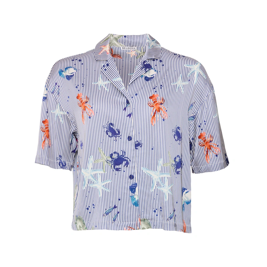 Cassia, dutch blue AOP, large