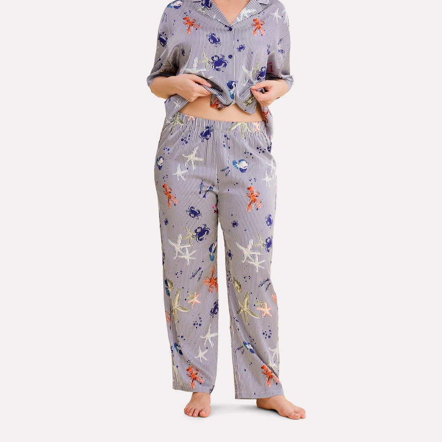 Cassia, dutch blue AOP, large