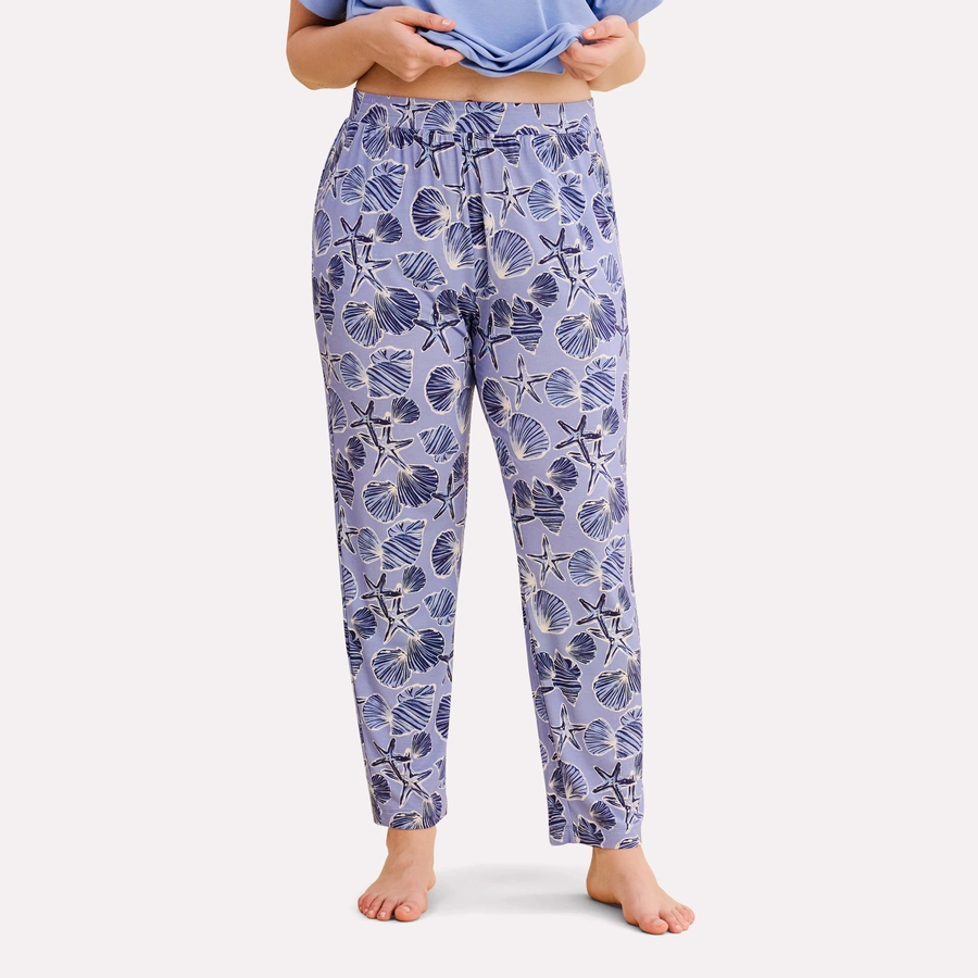 Carol, Bel air blue AOP, large