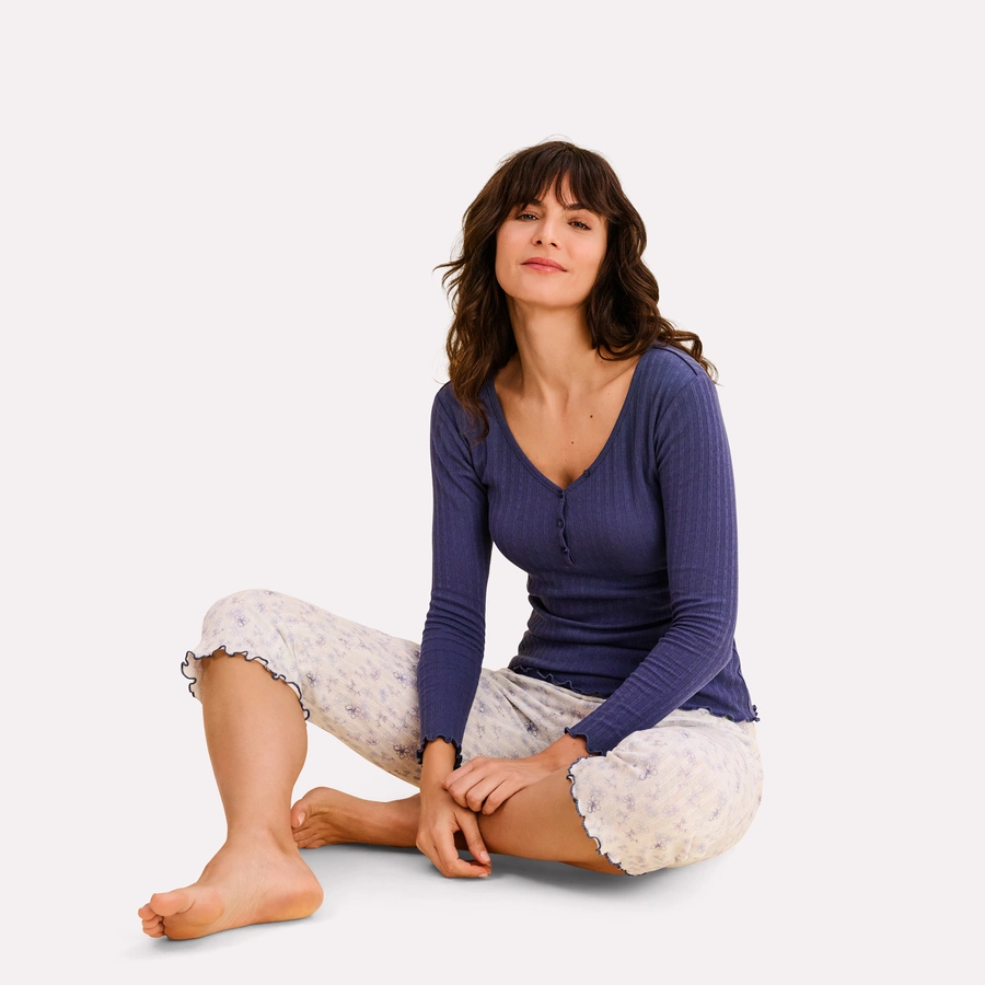 Cosima, Snow white/undyed AOP, large