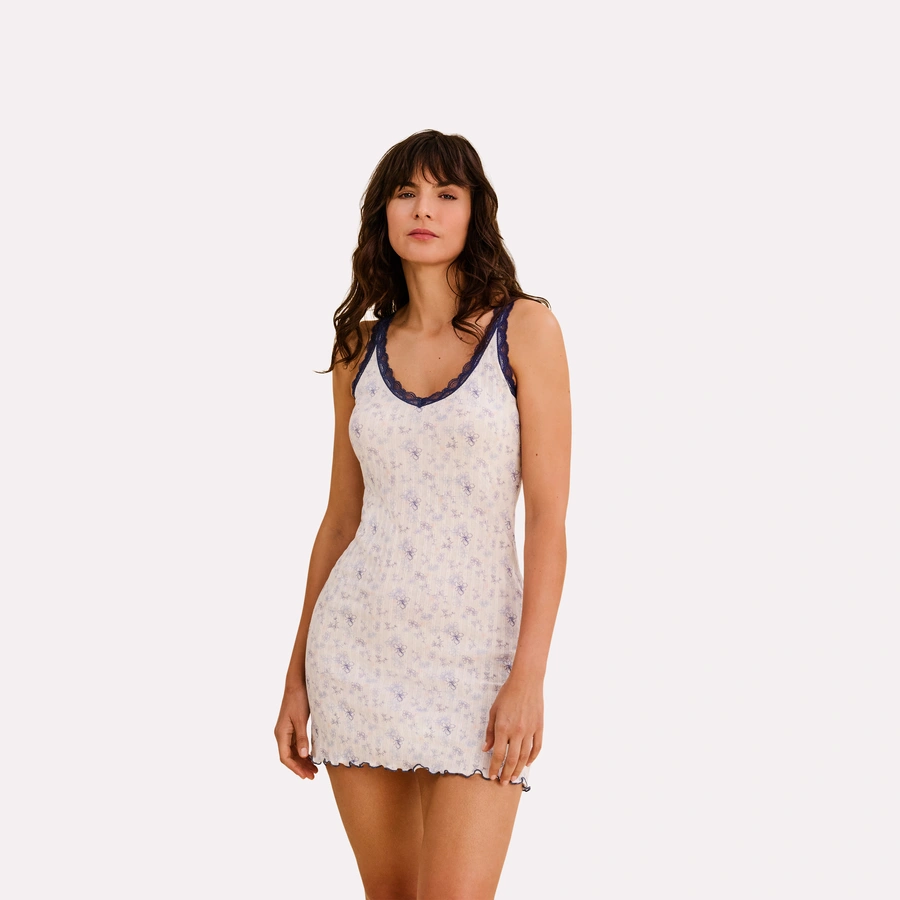 Cosima, Snow white/undyed AOP, large