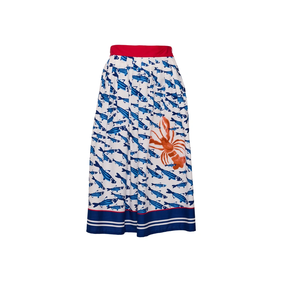 Charlize, Naturale con motivo, large