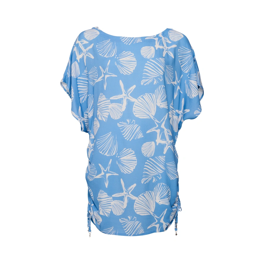 Caren, Hellblau gemustert, large