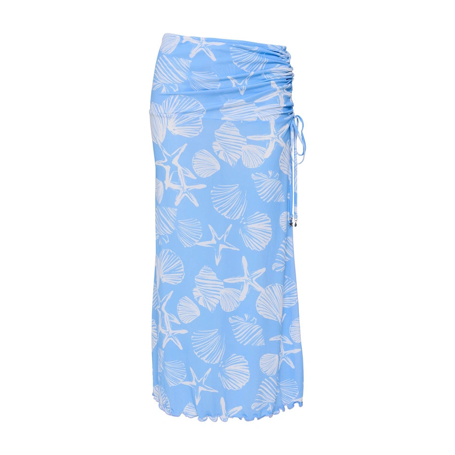 Caren, Hellblau gemustert, large