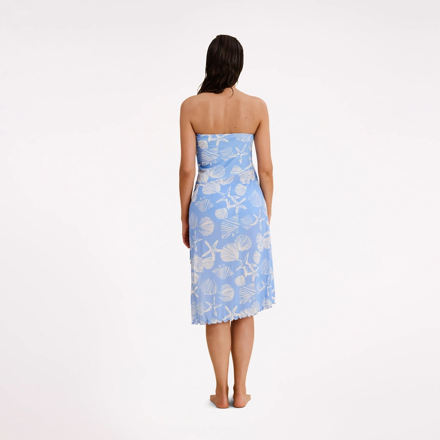 Caren, Hellblau gemustert, large