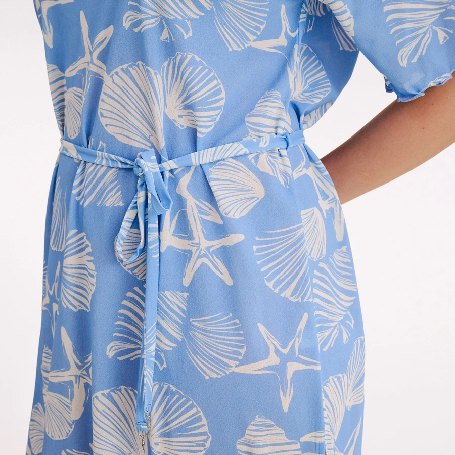 Caren, Hellblau gemustert, large