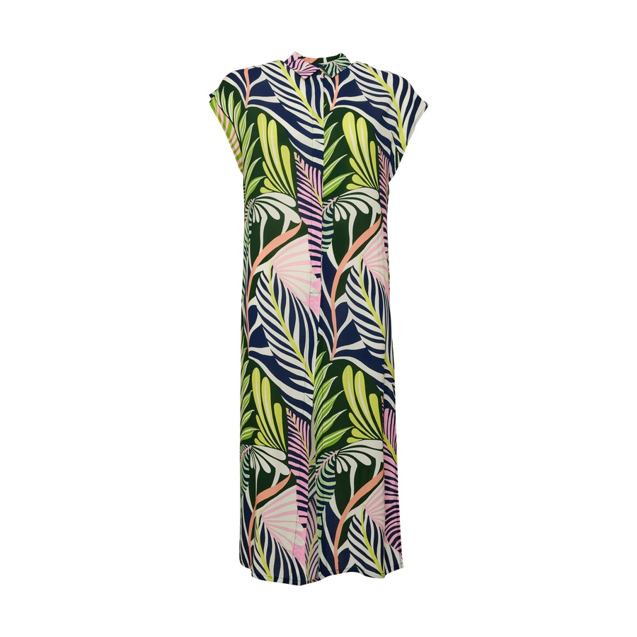 Courtney, Dunkelgr&uuml;n gemustert, large