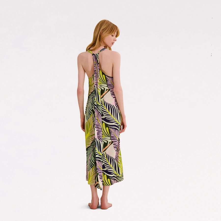 Courtney, Dunkelgr&uuml;n gemustert, large