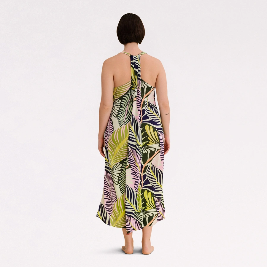 Courtney, Dunkelgr&uuml;n gemustert, large