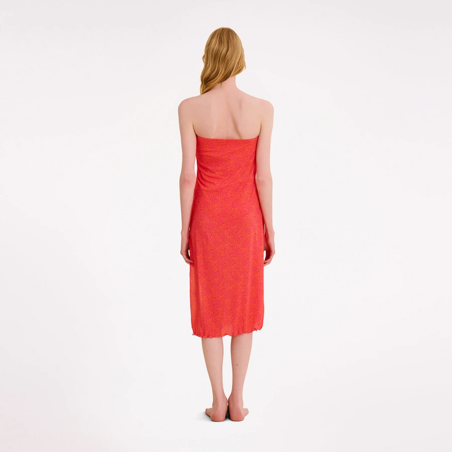 Camille, Pink avec motifs, large