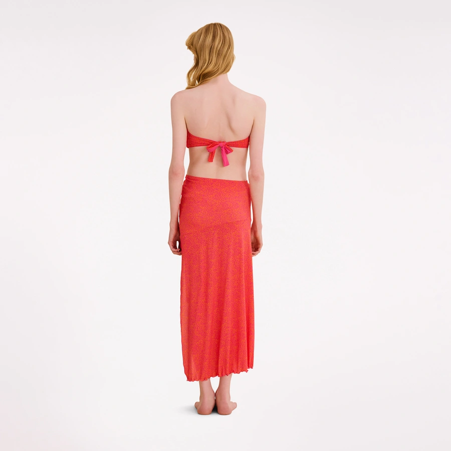 Camille, Pink avec motifs, large