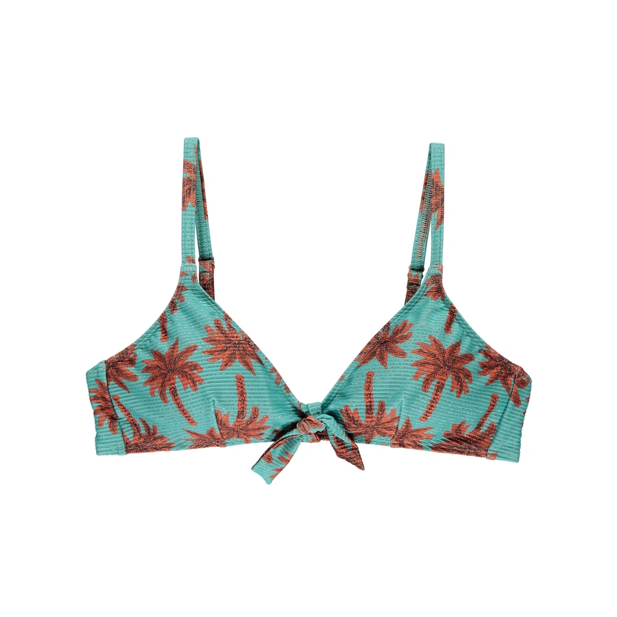 Clarissa, T&uuml;rkis gemustert, large