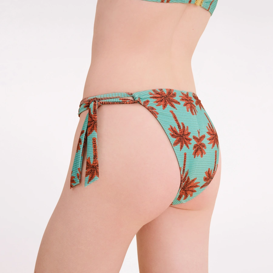 Clarissa, T&uuml;rkis gemustert, large