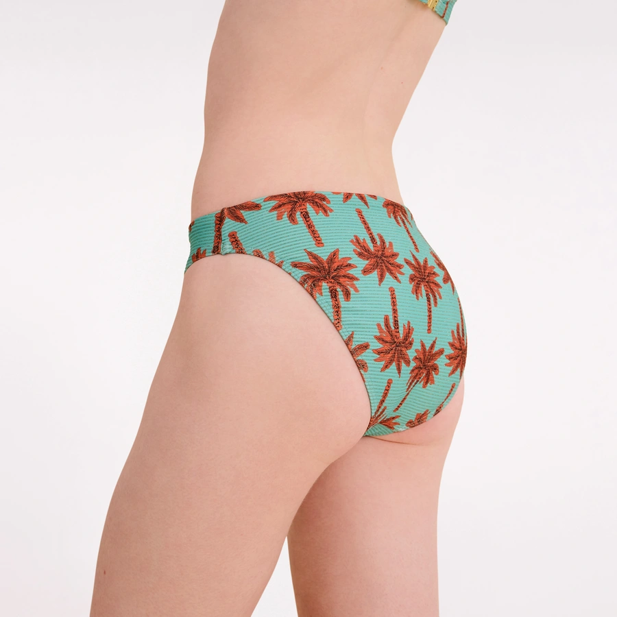 Clarissa, T&uuml;rkis gemustert, large