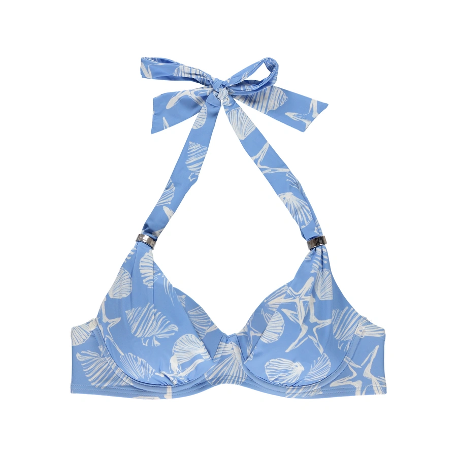 Caren, Hellblau gemustert, large