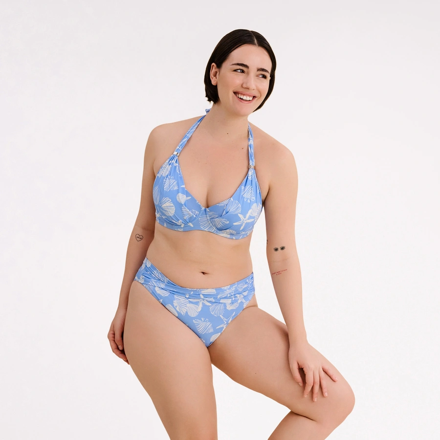 Caren, Hellblau gemustert, large