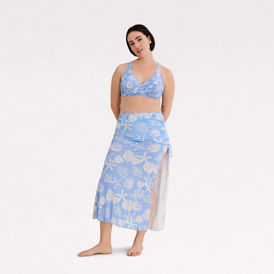 Caren, Hellblau gemustert, large