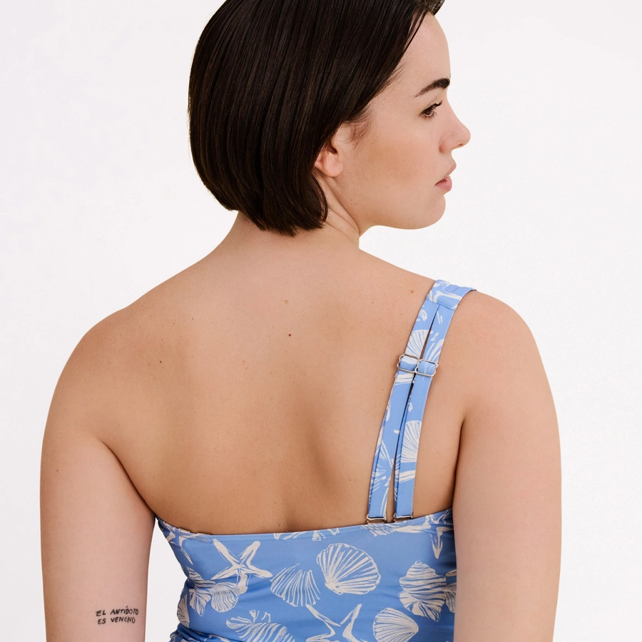 Caren, Hellblau gemustert, large