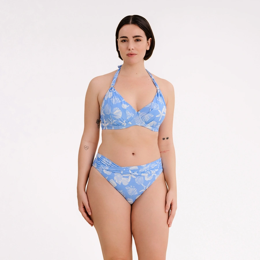 Caren, Hellblau gemustert, large