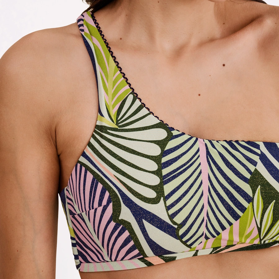 Courtney, Dunkelgr&uuml;n gemustert, large