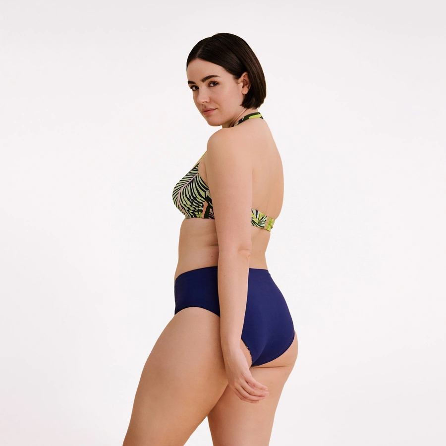 Courtney, Dunkelgr&uuml;n gemustert, large