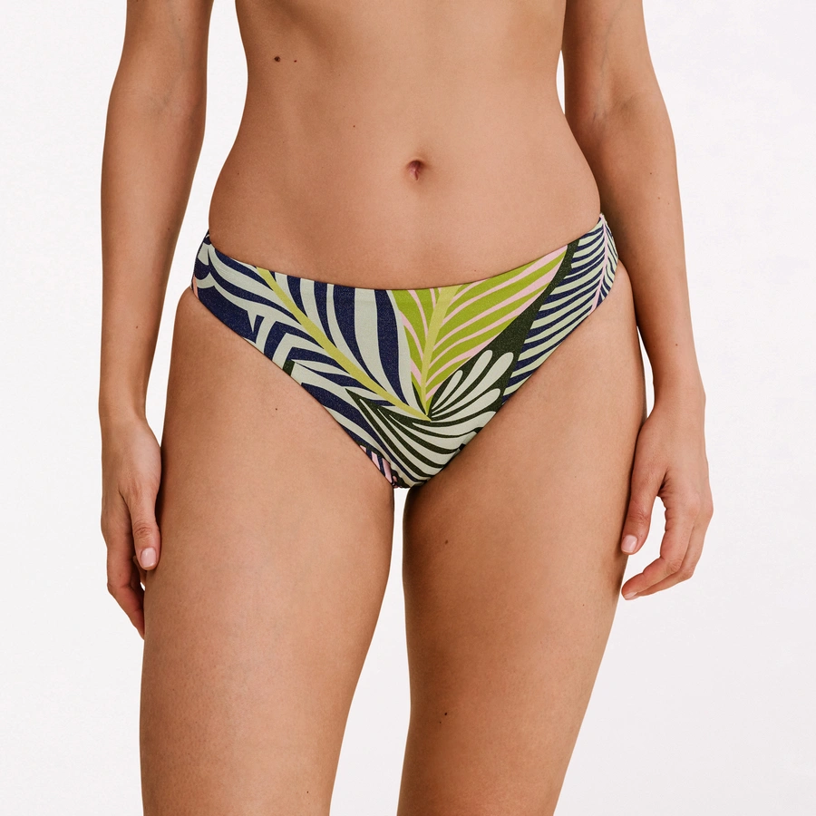 Courtney, Dunkelgr&uuml;n gemustert, large