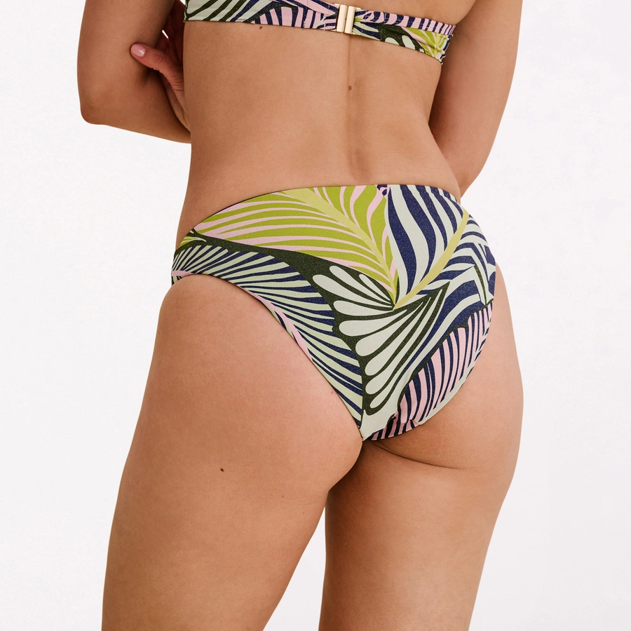 Courtney, Dunkelgr&uuml;n gemustert, large