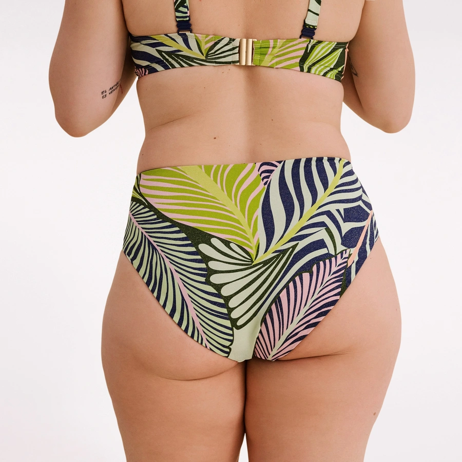 Courtney, Dunkelgr&uuml;n gemustert, large