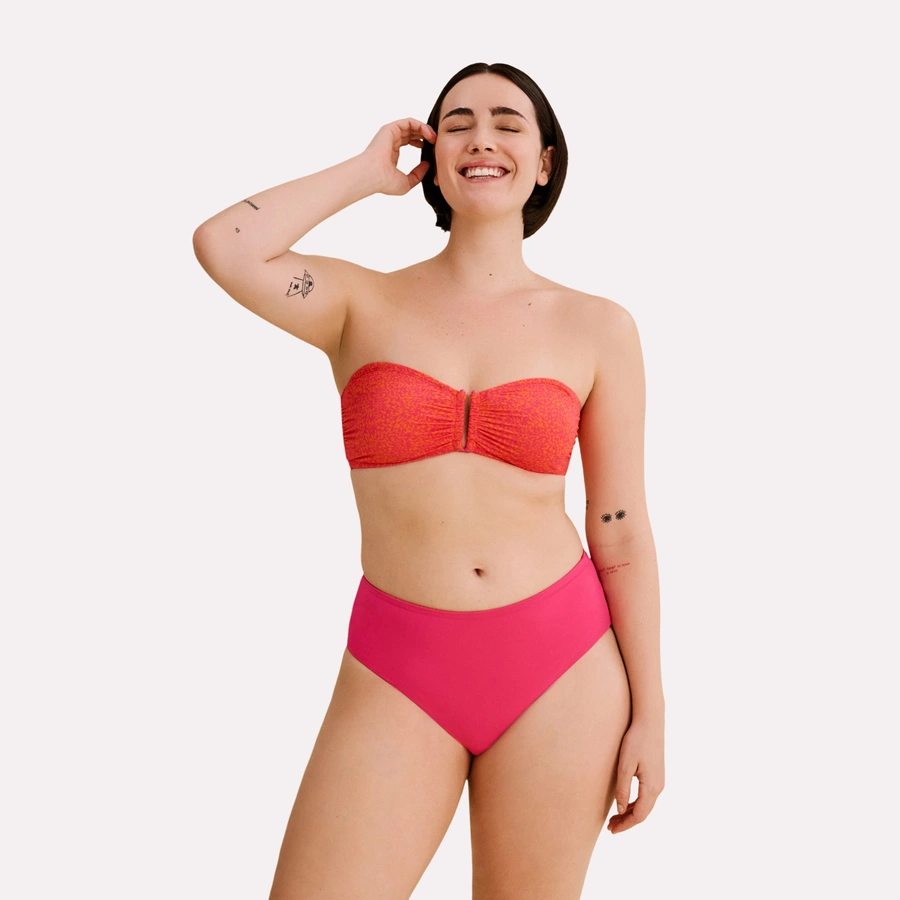 Camille, Pink gemustert, large