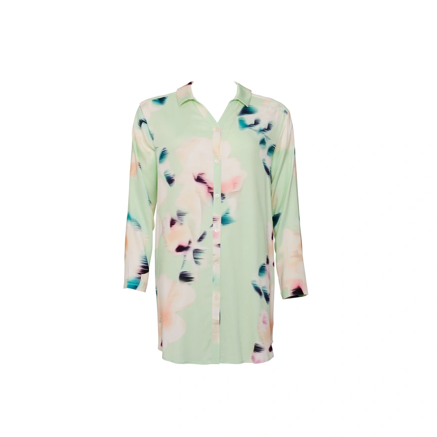 Cayla, Vert clair avec motifs, large