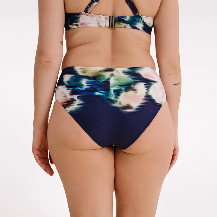 Carlotta, Dunkelblau gemustert, large