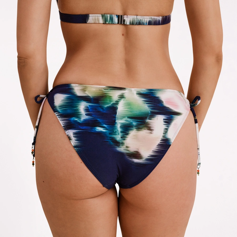 Carlotta, Dunkelblau gemustert, large