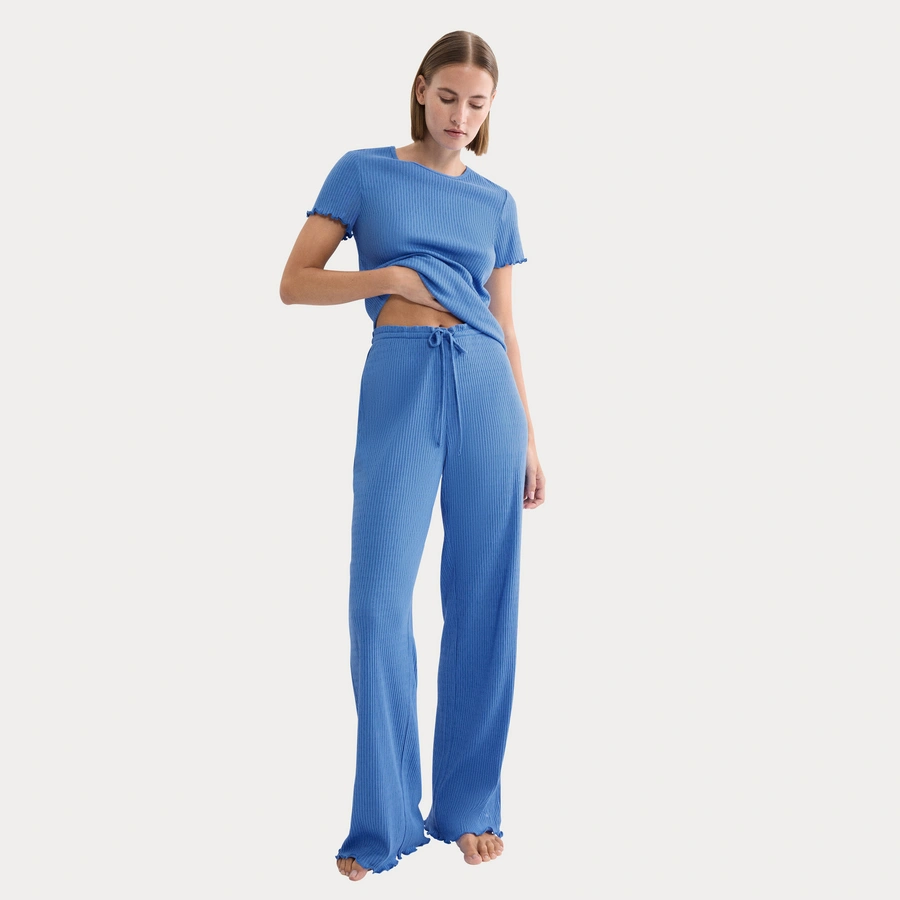 Mix & Match Pointelle, Bleu, large